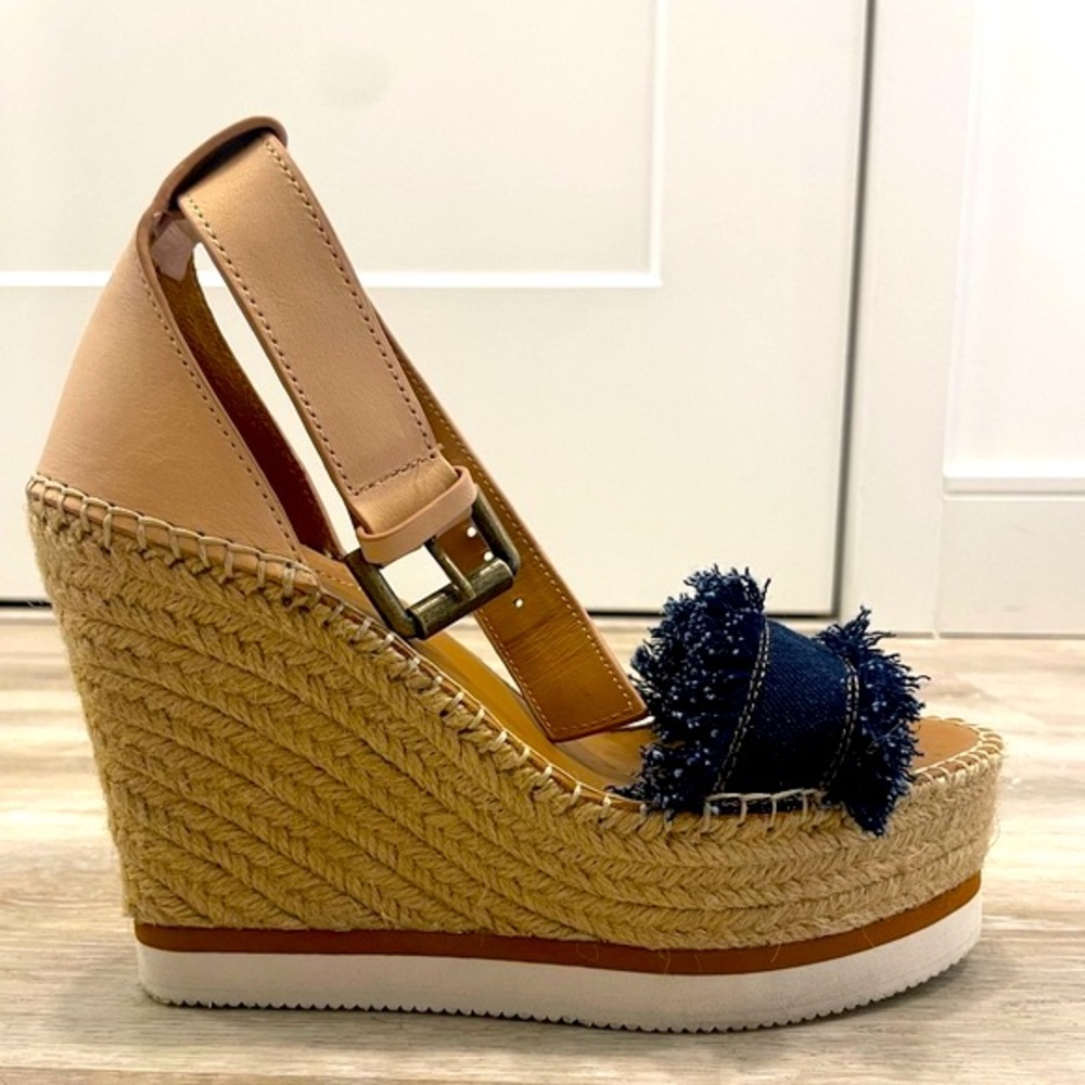 See by Chloe Wedge Espadrilles 37